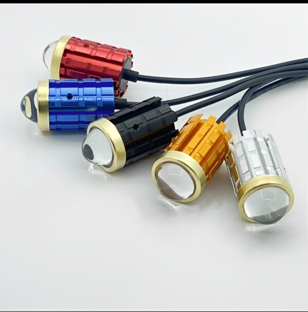 new mini driving fog light for all motorcycle, cars, jeep 4 functions white,yellow,,combo and flasher lens projectors auxiliary light(random color) - Image 6