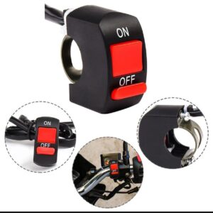 on/off handlebar switch for motorcycle universal switch for bike, extra external on off button