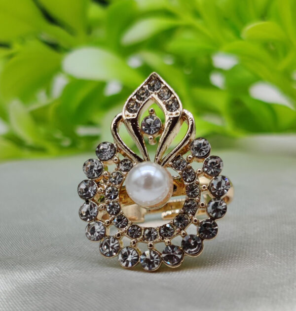 1 piece imported radiant crystal blossom ring – unmatched elegance in every detail 🌟 | luxurious design ring | adjustable ring | ring for girls & women