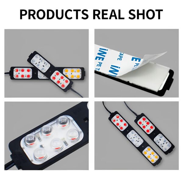 red and blue flasher light & dolphin light universal product for car and motorcycle - Image 5
