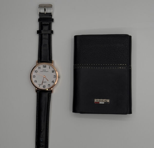 amazing quality amazing quality leather wallet + free watch gift premium watch and durable wallet designed to protect your assets - Image 4