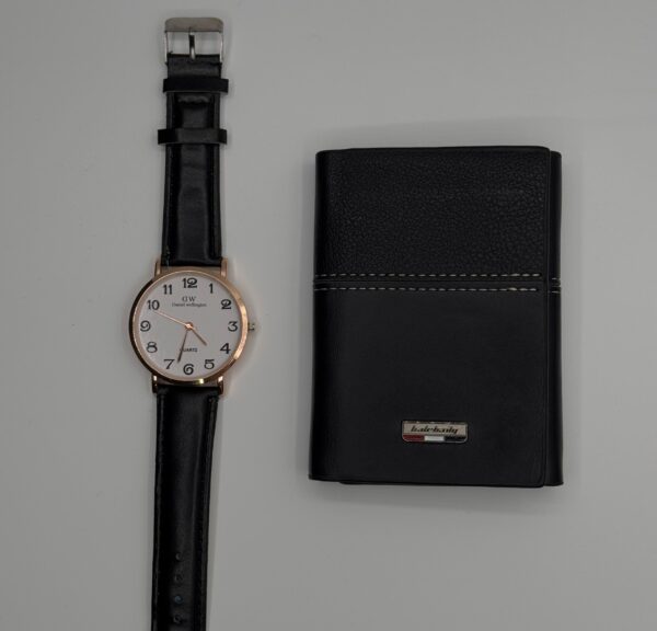 amazing quality amazing quality leather wallet + free watch gift premium watch and durable wallet designed to protect your assets