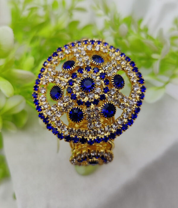 imported radiant crystal golden wheel bracelet – adjustable bracelet – best quality artificial bracelet for girls & women | bracelet for every occasion