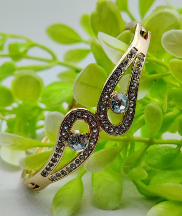 imported adjustable infinity charm bracelet with crystal accents | best quality artificial bracelet for girls & women | imported glamour for every occasion