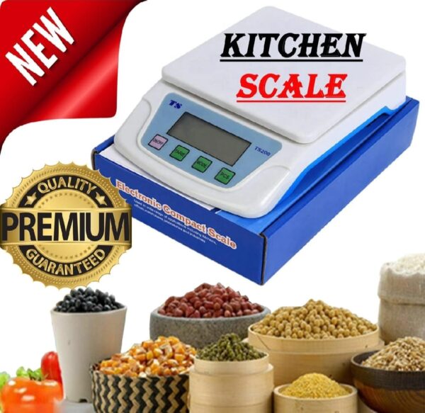 ts-200 kitchen scale digital multi purpose kitchen scale weighing scale, upto 6 kg weight capacity - Image 2