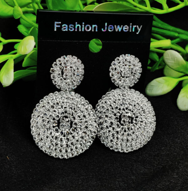 imported tarnish-free perfection | best quality earrings for girls & women | luxury look earrings (silver) - Image 8
