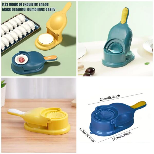 2 in 1 dumpling maker | samosa maker without box (random color) | best quality samosa maker - Image 2