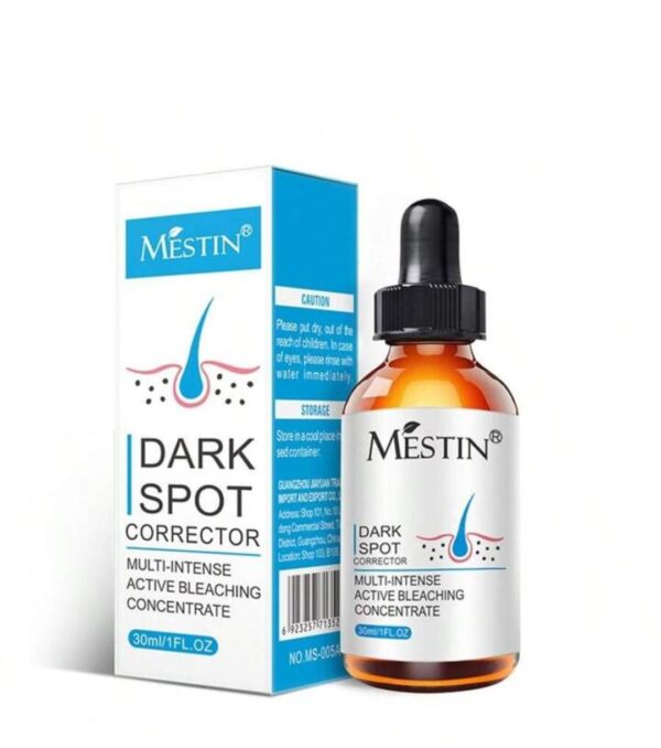 mestin anti-sun spot essence 30ml - corrects hyperpigmentation, fades dark spots, evens skin tone, 100% natural ingredients, delays aging