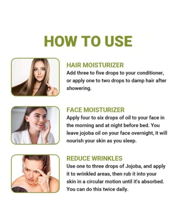 mestin jojoba oil 30ml - moisturizing, smoothing, pore refining & wrinkle reduction - Image 3