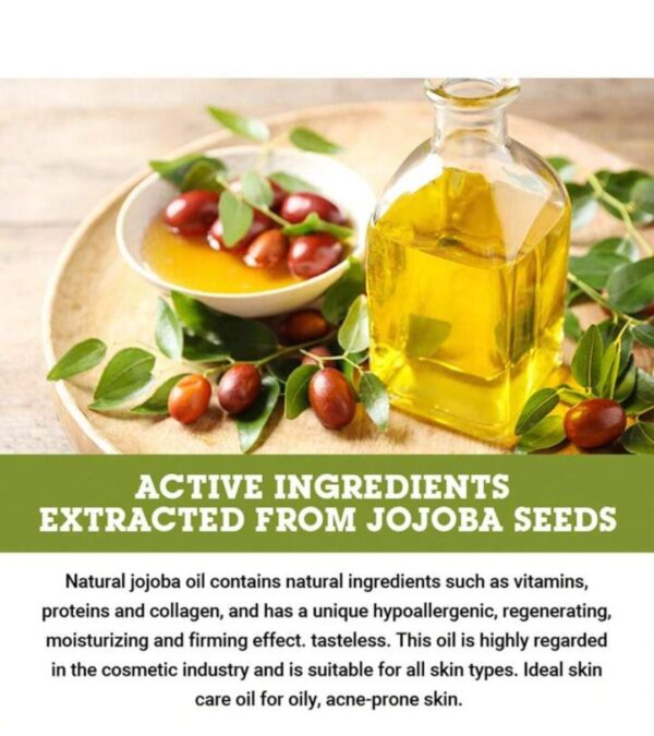 mestin jojoba oil 30ml - moisturizing, smoothing, pore refining & wrinkle reduction - Image 5