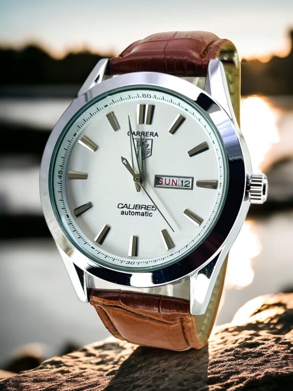 carrera calibre 5 - luxury swiss watch with leather strap mens watch wrist watch | best quality men watch | best quality analog watch for men
