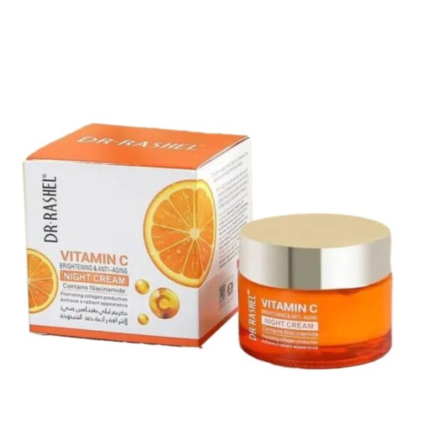 dr.rashel vitamin c brightening & anti-aging night cream 50g - Image 3