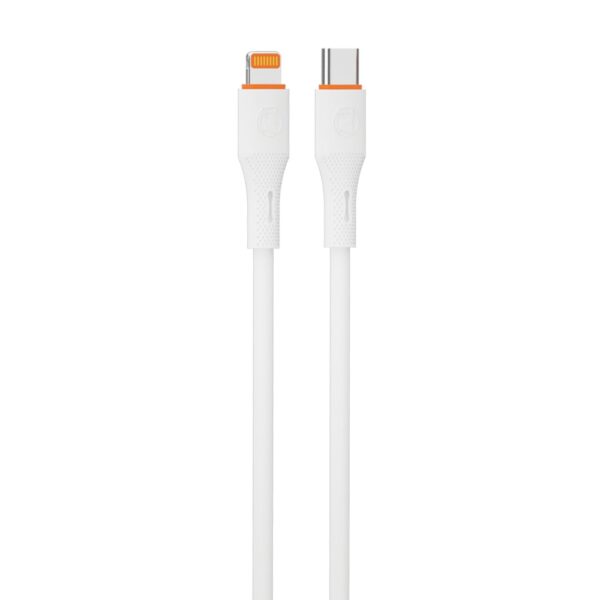 e-02 plus 27 wpd usb c to ios cable pd fast charge mobile phone cord | best quality cable | type c to iphone cable ( white ) - Image 4