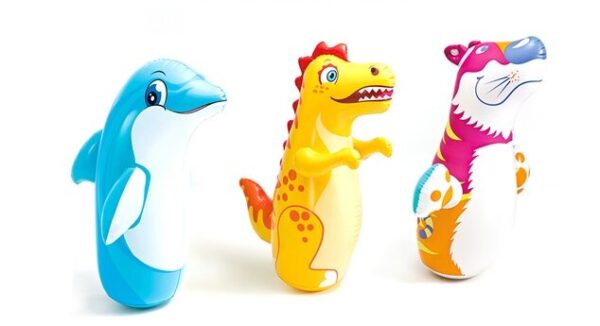 intex animal punching bag toy for kids 3d bop bag boxers punching bag toy gift kids fun ( random animal ) - Image 3