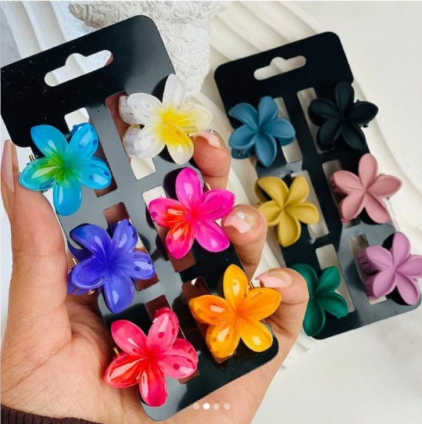 pack off 06 mini sunflower fashion girl hair clip | hair clip for women | best quality hair clip ( random color ) - Image 4