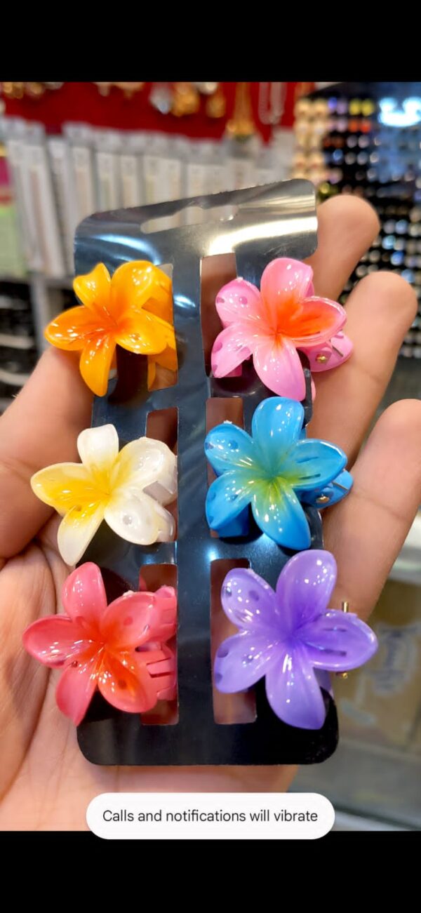pack off 06 mini sunflower fashion girl hair clip | hair clip for women | best quality hair clip ( random color ) - Image 2