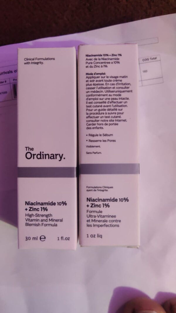 the ordinary niacinamide serum 10% + zinc 1% supersize serum 30ml with  batch code - Image 8