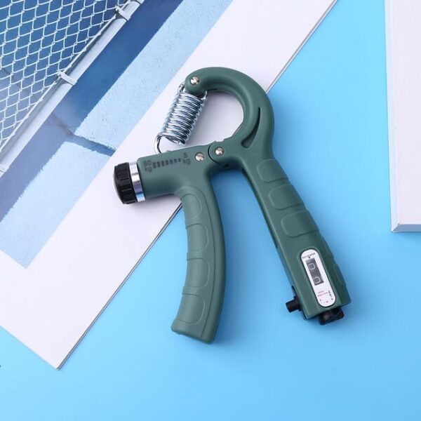 adjustable exerciser hand gripper with counter strengthener adjustable resistance wrist strengthener forearm gripper hand workout squeezer grip strength trainer(random color) - Image 5