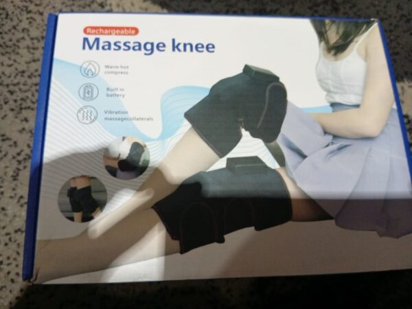 (nw000384) thermal knee massager electric leg joint heating vibra-tion massage therapy elbow brace arthritis pain physio-therapy knee support - Image 2