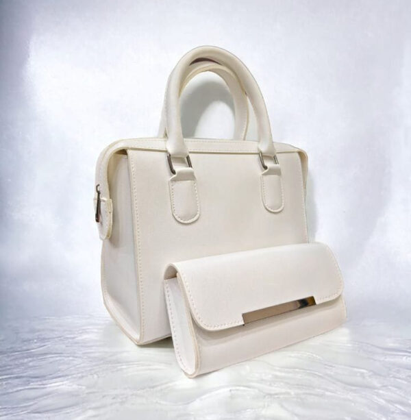 2 piece set hand bag & clutch with long straps for women fashionable new style bags for women - Image 4
