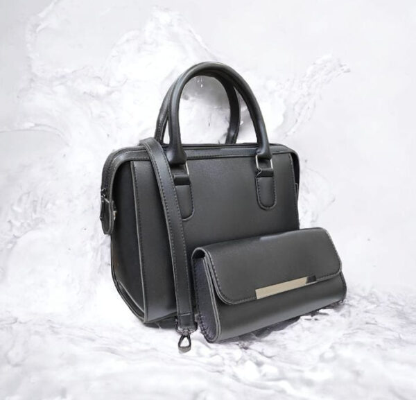 2 piece set hand bag & clutch with long straps for women fashionable new style bags for women - Image 7
