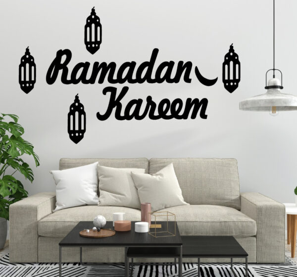 ramzan kareem islamic calligraphy 3d wooden wall decorative gift stylish design office living room i decorating items - Image 5