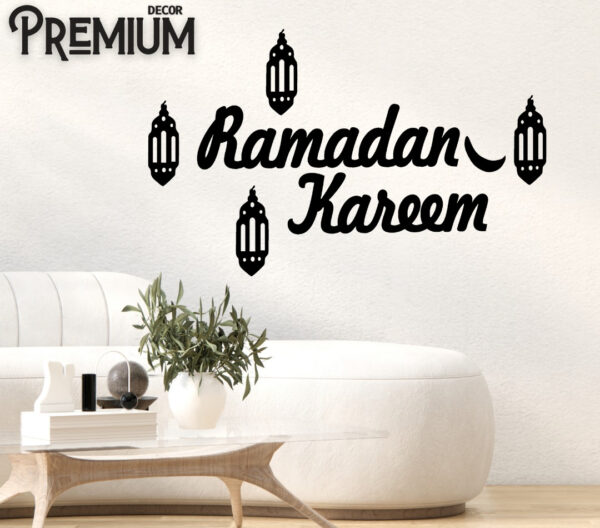 ramzan kareem islamic calligraphy 3d wooden wall decorative gift stylish design office living room i decorating items - Image 4