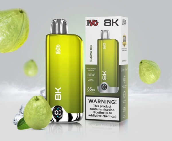 ivg original disposable vape 8k puffs 35 mg | rechargeable | premium display with sleek design - Image 7