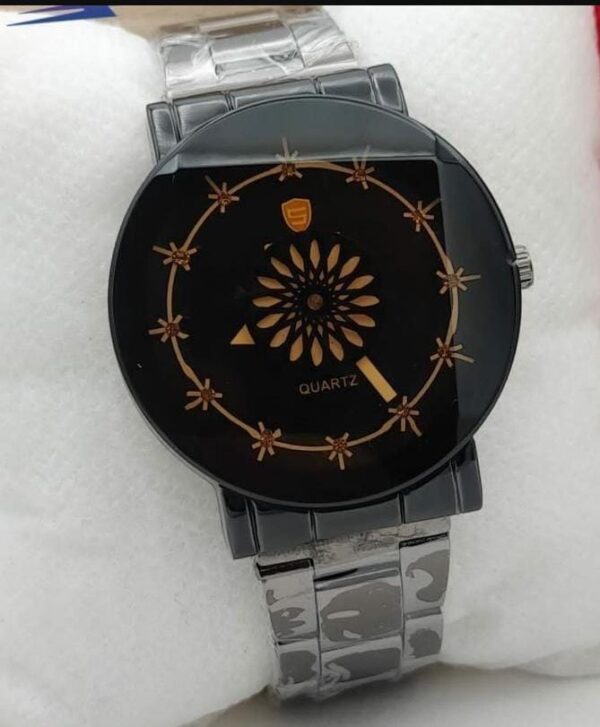 quartz black stylish watch quartz | best quality watch for men's - Image 4