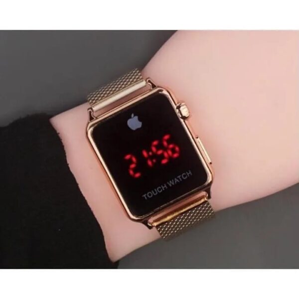 digital new fashionable touch apple watch for men | best quality magnet strap - Image 3