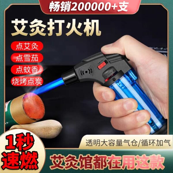 refillable torch cigar lighter | best quality cigar lighter | hard plastic lighter ( random color ) ( without box ) - Image 8