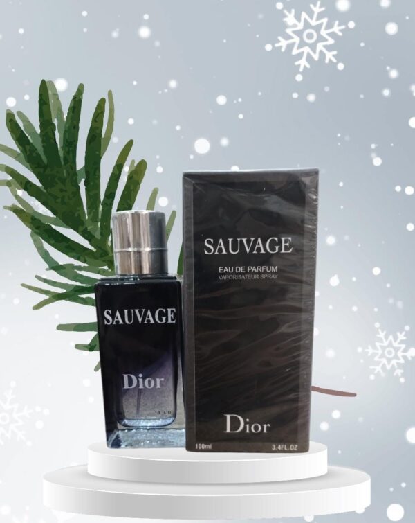 sauvage dior perfume eau de toilette - long lasting fragrance - 100ml - Image 3