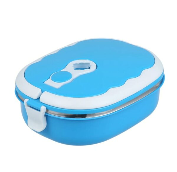 stainless steel insulated square lunch box for children, kids and adult | portable picnic storage | school student food container - Image 7