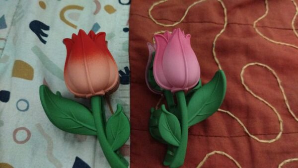 pack off 01 flower girl hair clip | hair clip for women | best quality hair clip | catcher for women & girls ( standard large size) - Image 10