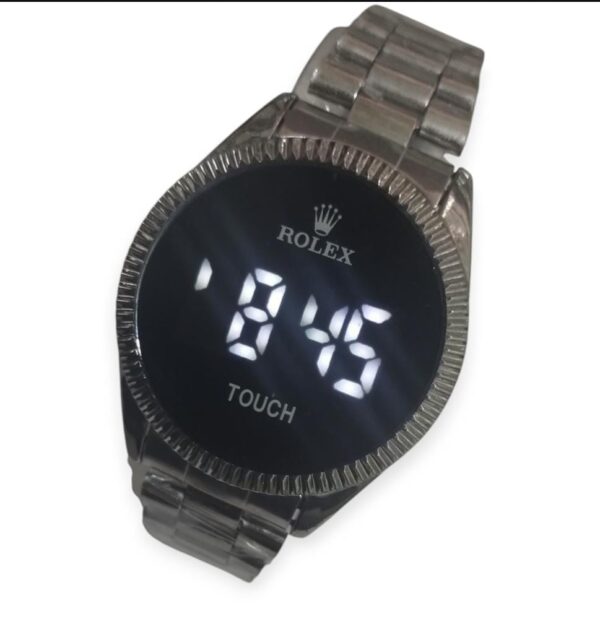 digital rolex fashionable watch for men | best quality rolex watch | led touch screen watch | cell operated watch ( without box ) - Image 14