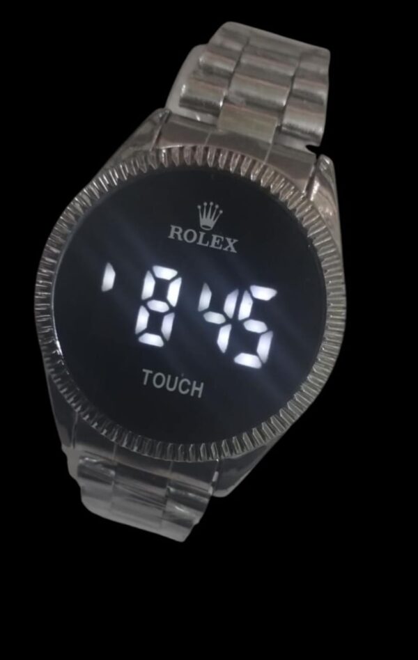 digital rolex fashionable watch for men | best quality rolex watch | led touch screen watch | cell operated watch ( without box ) - Image 13
