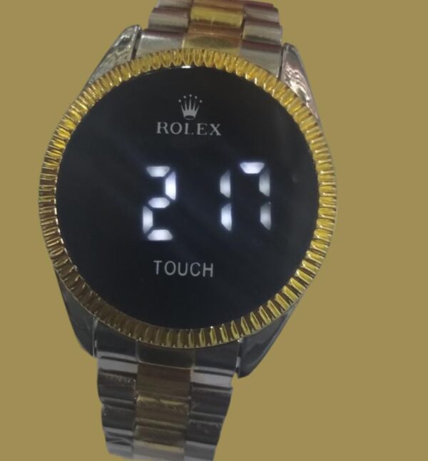digital rolex fashionable watch for men | best quality rolex watch | led touch screen watch | cell operated watch ( without box ) - Image 12