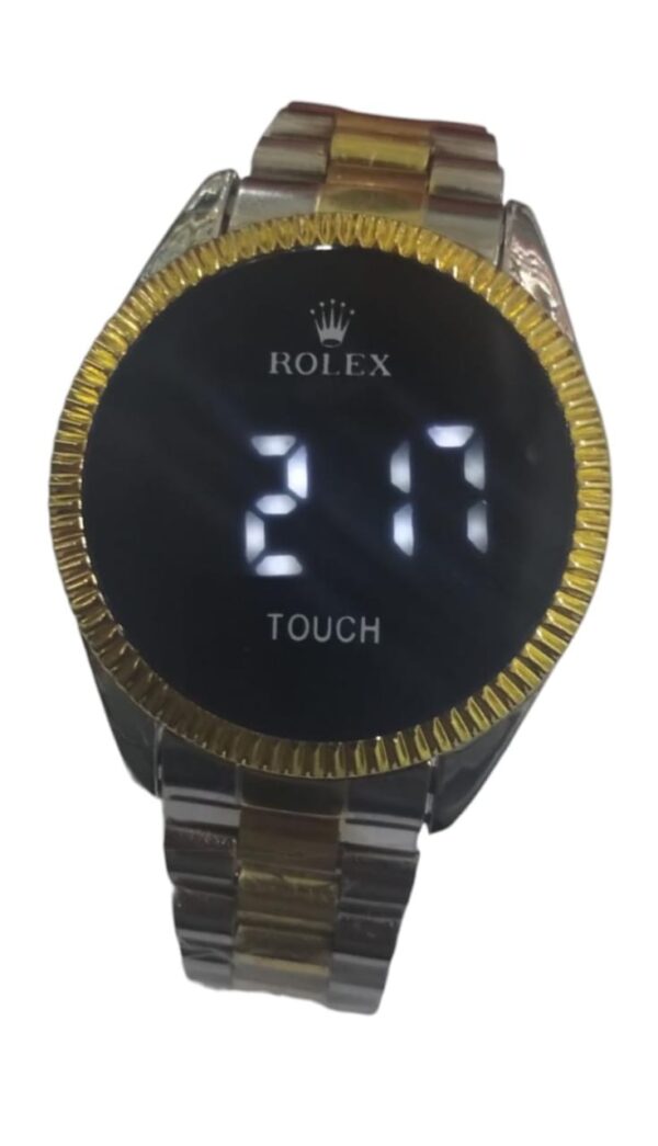 digital rolex fashionable watch for men | best quality rolex watch | led touch screen watch | cell operated watch ( without box ) - Image 11