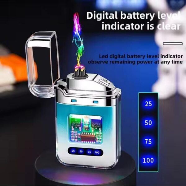 electric lighter - charging lighter creative personality - cigarette lighter | electric rechargeable cigarette lighter ( random color ) - Image 7
