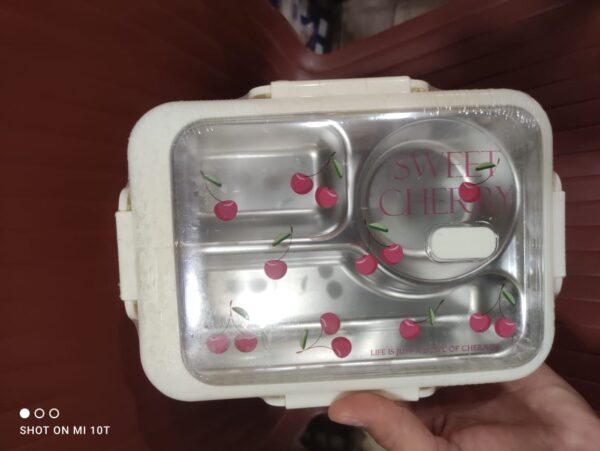 rectangular lunchbox with a clear lid | lunch box for children, kids and adult | portable picnic storage | school student food container - Image 8