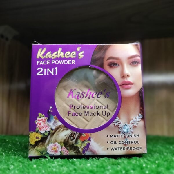 2 in 1 kashee's face powder | waterproof & oil control | best face powder for your skin - Image 2