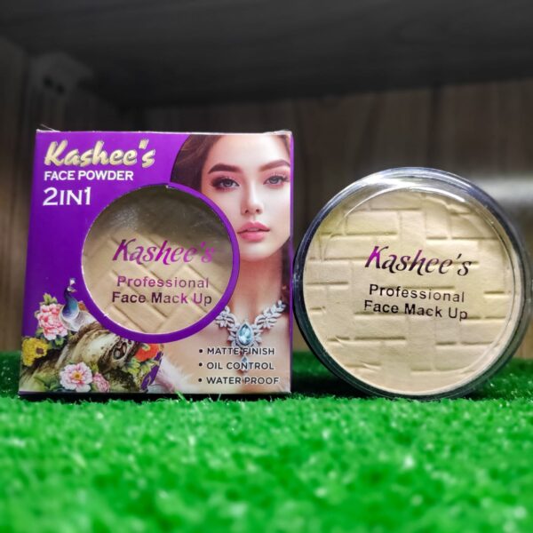 2 in 1 kashee's face powder | waterproof & oil control | best face powder for your skin