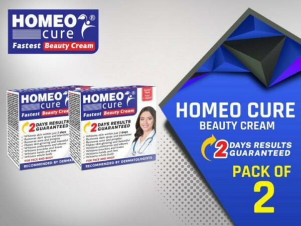 pack of 2 homeo cure whitening beauty cream highly concentrated skincare cream 30g - Image 2