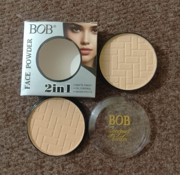 bob 2 in 1 face powder | waterproof & oil control | best face powder for your skin