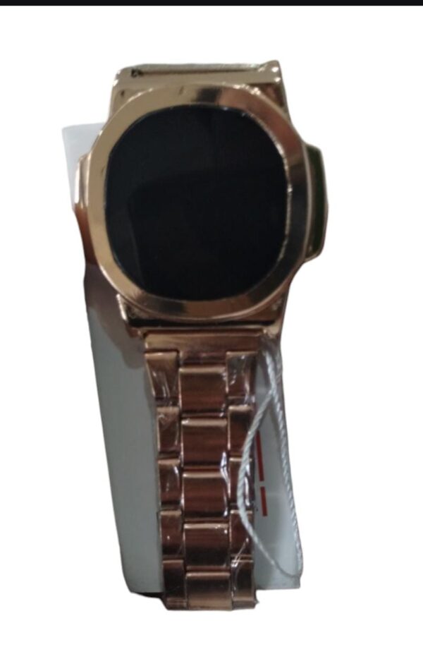 led touch screen digital watch | best quality digital touch watch | stainless steel cell operated watch - Image 9