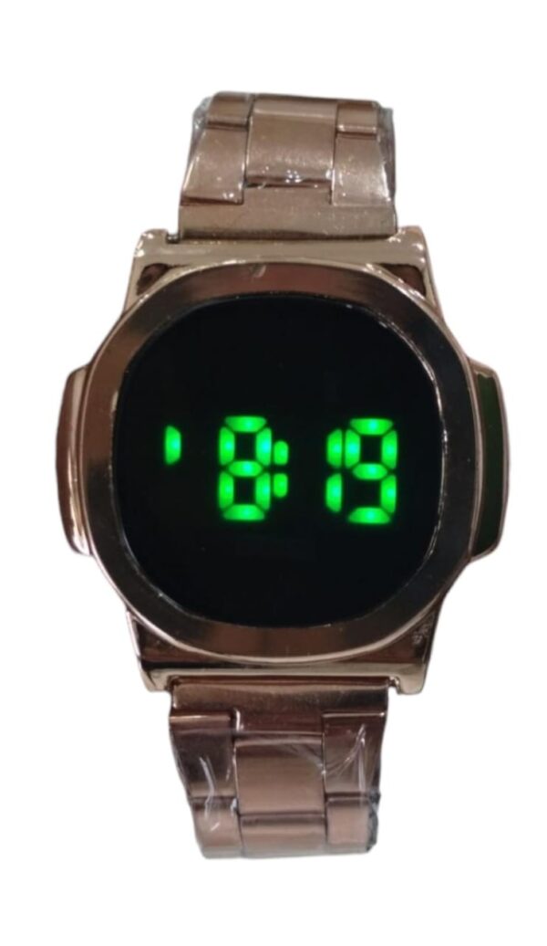 led touch screen digital watch | best quality digital touch watch | stainless steel cell operated watch - Image 8