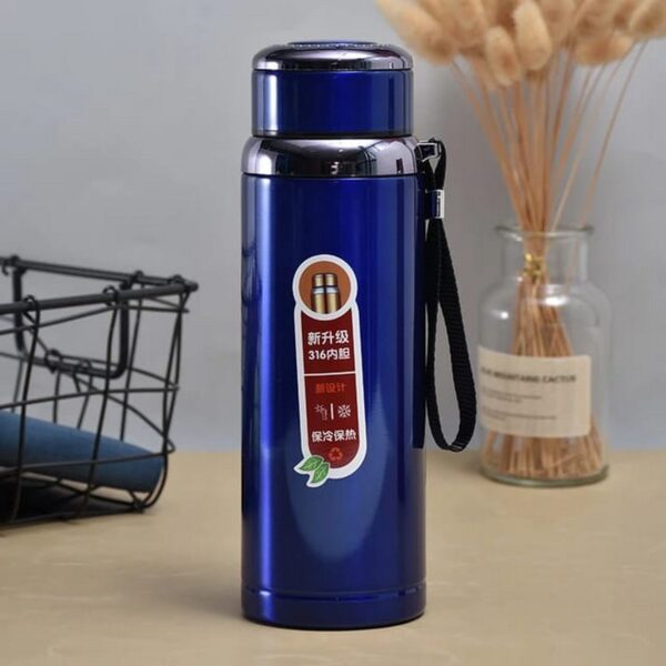stainless steel vacuum thermos flask bottle 800ml  (random colors) - Image 5