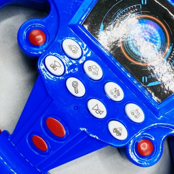 simulation driving car steering wheel learning toy for kids (random color) - Image 7