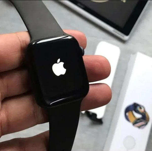 apple logo series 9 smart watch- with 2 straps - premium quality apple logo smart watch with 49mm big display(random color ) - Image 8