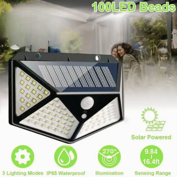 solar interaction light | solar charging led induction motion sensor wall lamp for outdoor garden courtyard bk-100